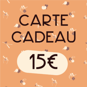 Carte cadeau 15 euros