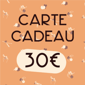 Carte cadeau 30 euros
